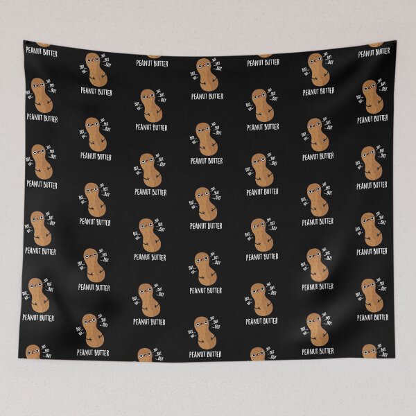 Item preview, Peanut Butter Funny Food Puns (Dark BG) designed and sold by punnybone.