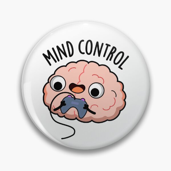 Item preview, Mind Control Funny Brain Puns  designed and sold by punnybone.