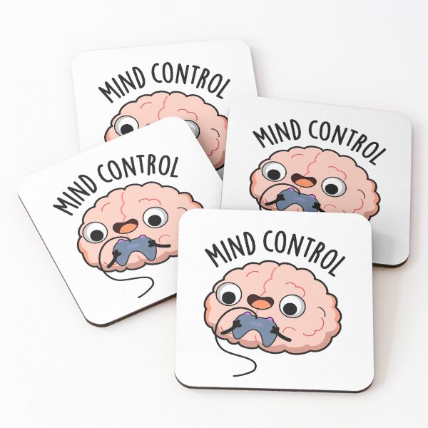 Item preview, Mind Control Funny Brain Puns  designed and sold by punnybone.