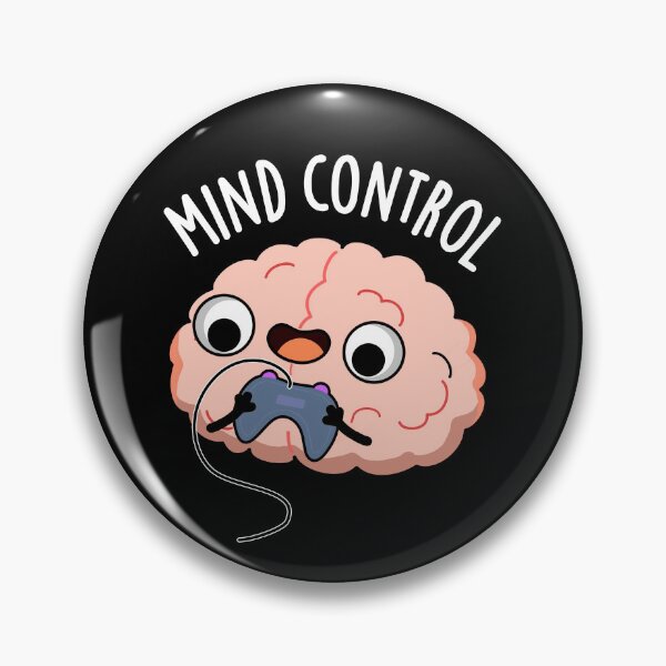 Item preview, Mind Control Funny Brain Puns (Dark BG) designed and sold by punnybone.