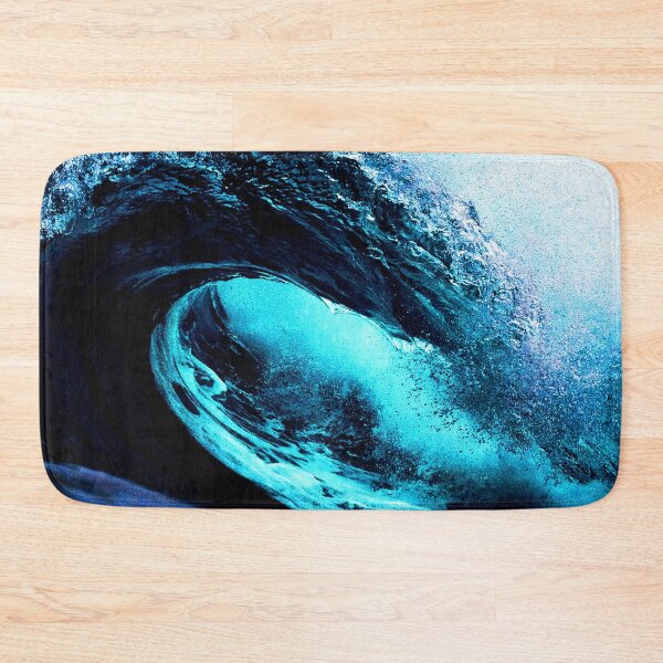 Item preview, WATERSCAPES #5 - Fluorescent Blue Wave Barrel designed and sold by DEL-Productions.