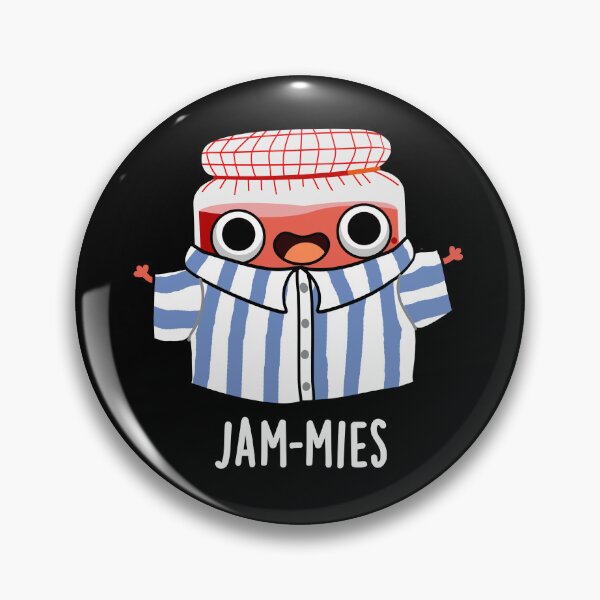 Artikelvorschau, Jammies Pajama Funny Jam Puns (Dark BG) entworfen und verkauft von punnybone.
