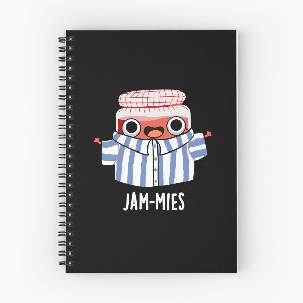 Item preview, Jammies Pyjama Funny Jam Puns (Dark BG) designed and sold by punnybone.