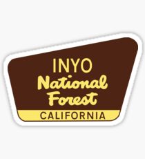 INYO NATIONAL FOREST CALIFORNIA YOSEMITE DEATH VALLEY NATIONAL PARK SIERRA NEVADA Sticker