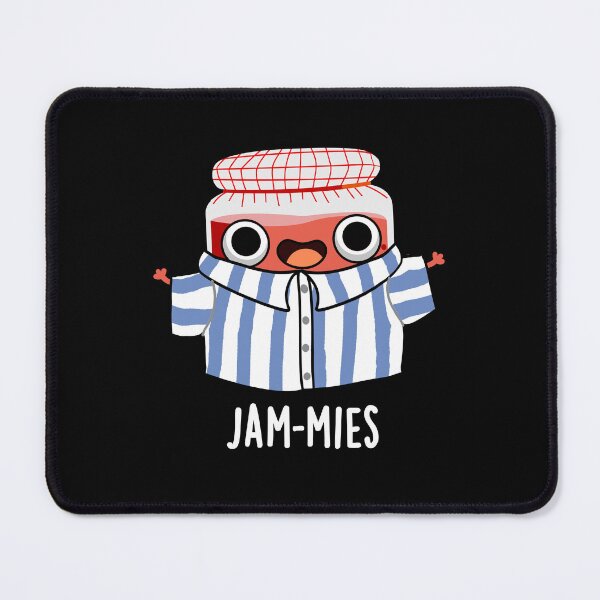 Item preview, Jammies Pyjama Funny Jam Puns (Dark BG) designed and sold by punnybone.