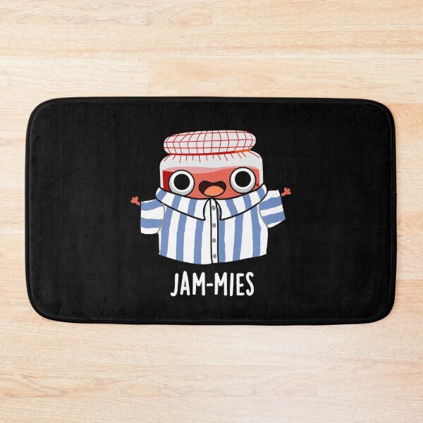 Item preview, Jammies Pyjama Funny Jam Puns (Dark BG) designed and sold by punnybone.