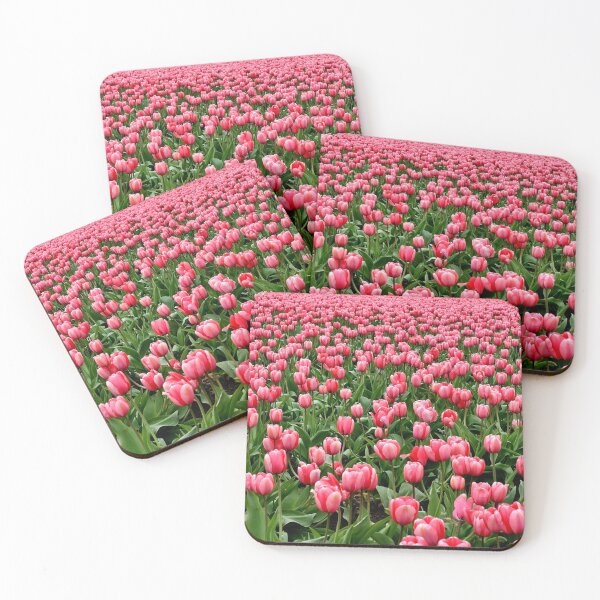 Item preview, FLORA #21 - Field of Pink Tulips designed and sold by DEL-Productions.