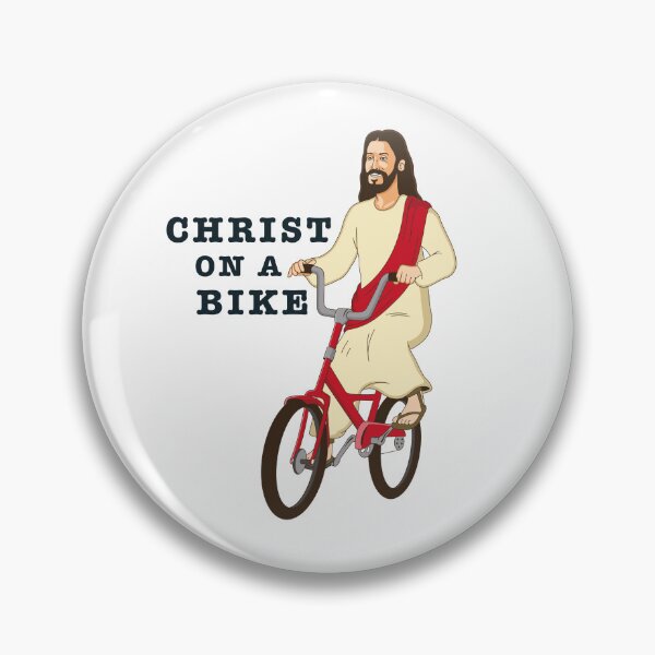 Item preview, Christ on a Bike - Funny Religious Lord Jesus Church Group Easter Gift designed and sold by TangoCharlieNZ.