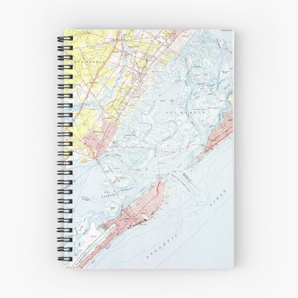 Item preview, Vintage Map of Ocean City NJ (1952) designed and sold by BravuraMedia.