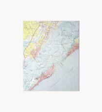 Vintage Map of Ocean City NJ (1952) Art Board