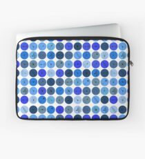 Blue Neuron Dots Laptop Sleeve