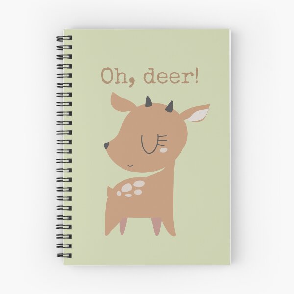 Item preview, Oh, deer! - Cute Funny Pun designed and sold by HappyDoodlen.