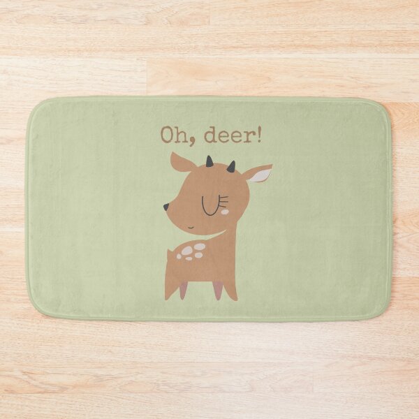 Item preview, Oh, deer! - Cute Funny Pun designed and sold by HappyDoodlen.