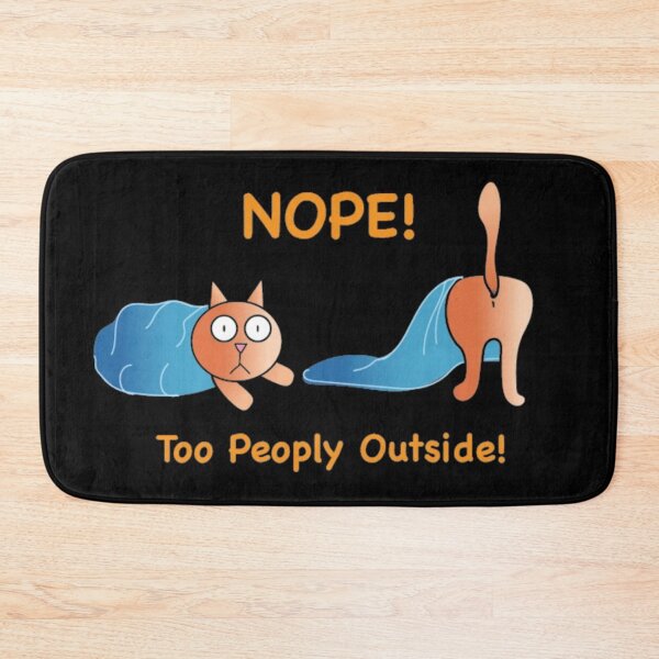 Item preview, Nope, too peoply outside! designed and sold by missmermaid1990.