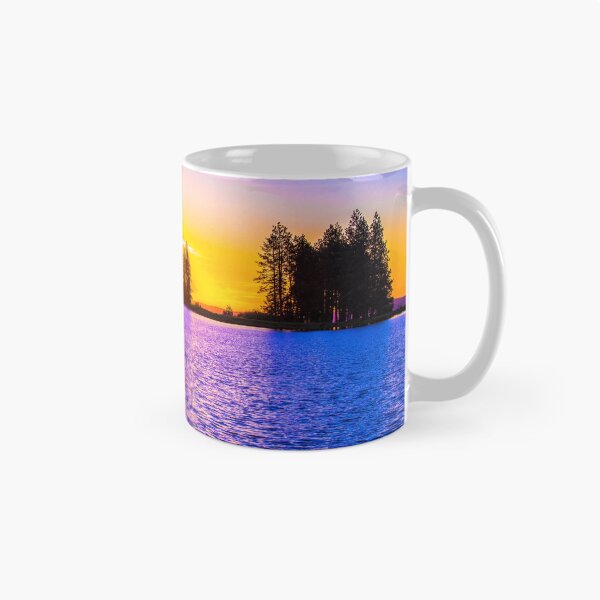 Item preview, WATERSCAPES #6 - Golden Sunset Reflected on Blue Lake designed and sold by DEL-Productions.