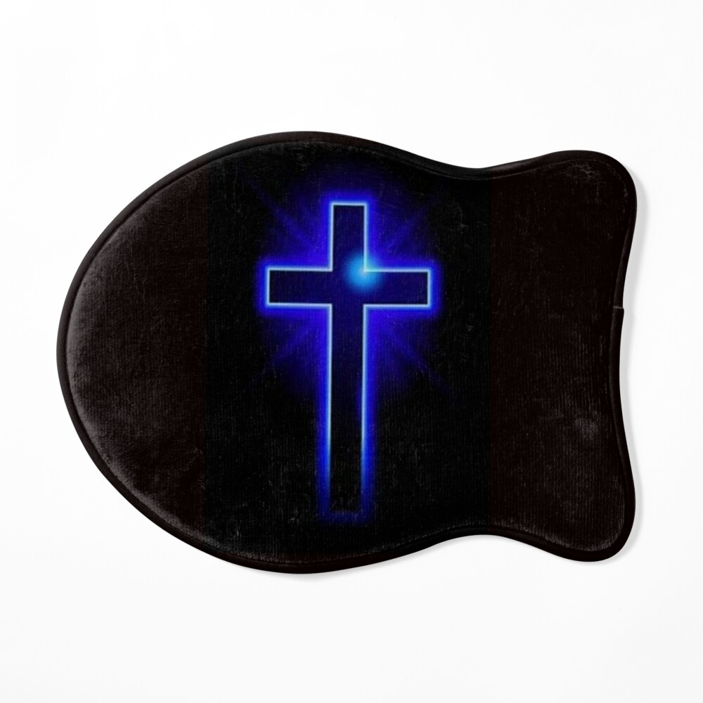 Glow in The Dark Christian Cross Bracelets Blue - Vintage Cross