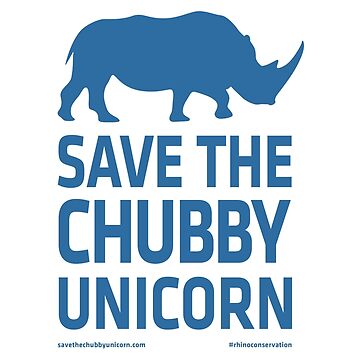 Artwork thumbnail, Save The Chubby Unicorn - Blue by everymedia