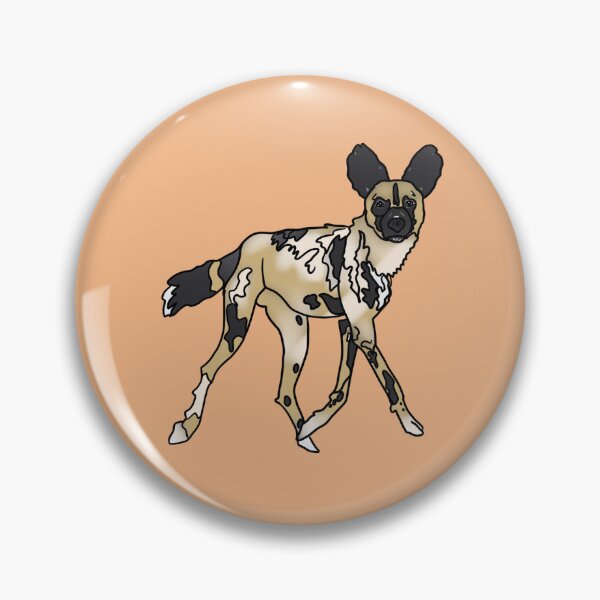 Item preview, African Painted Dog - Cartoon designed and sold by bellamousse design co.