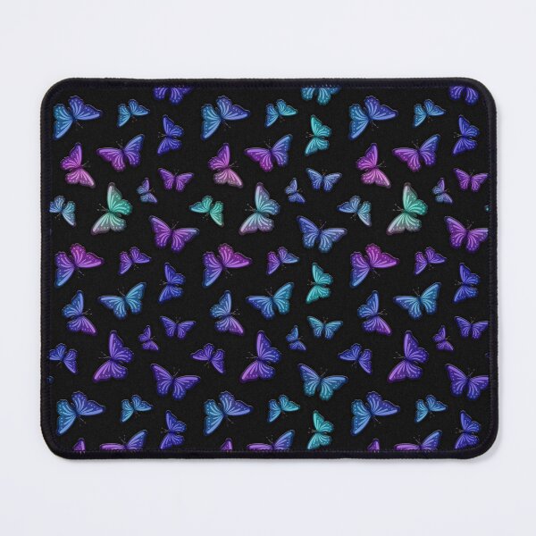 Item preview, Rainbow Butterflies - Black background designed and sold by JadeRyder.