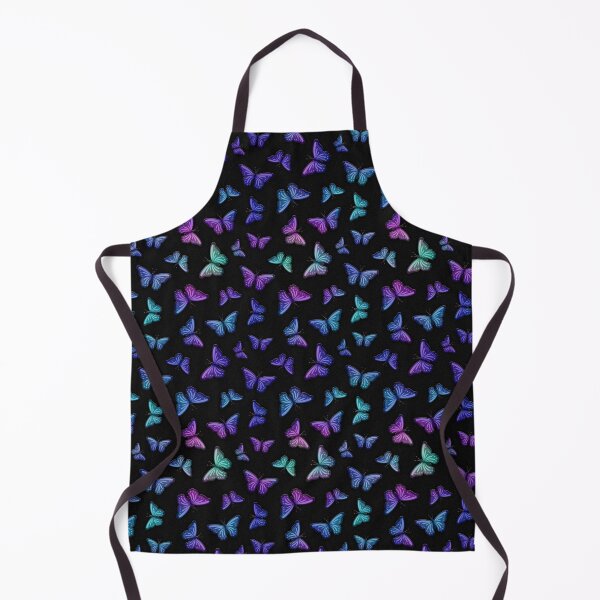 Item preview, Rainbow Butterflies - Black background designed and sold by JadeRyder.
