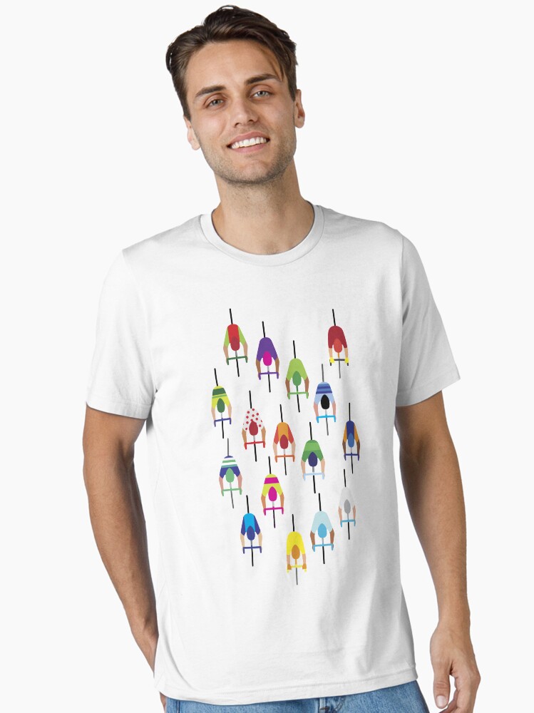Thumbnail 1 of 7, Essential T-Shirt, The Peloton – Cyclists designed and sold by Nevelo.