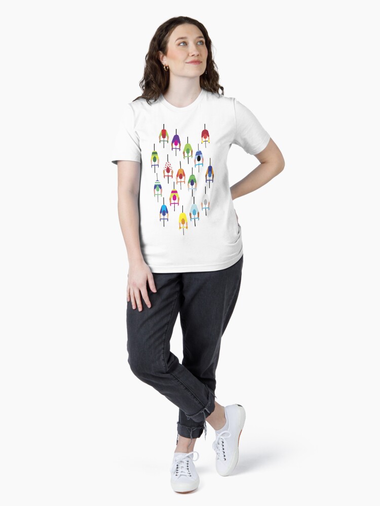 Thumbnail 4 of 7, Essential T-Shirt, The Peloton – Cyclists designed and sold by Nevelo.