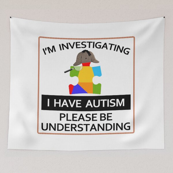 Item preview, I Have Autism - I'm Investigating designed and sold by CentipedeNation.