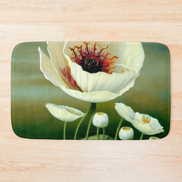 Item preview, Cream Poppies in a Smoky Field designed and sold by The Oracle of Surrealism Sublime Consciousness.