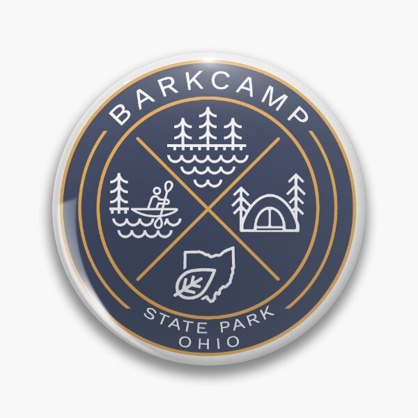 Item preview, Barkcamp State Park Ohio Heraldic Logo designed and sold by VanyaKar.