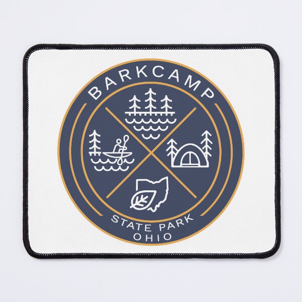Item preview, Barkcamp State Park Ohio Heraldic Logo designed and sold by VanyaKar.