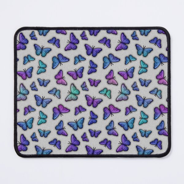 Item preview, Rainbow Butterflies - Light Grey background designed and sold by JadeRyder.