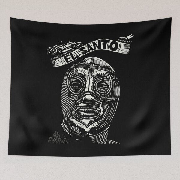 Item preview, El Santo Mexican Lucha Libre Wrestling designed and sold by VICTORIACHRI.