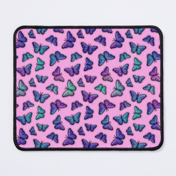 Item preview, Rainbow Butterflies - Pink background designed and sold by JadeRyder.