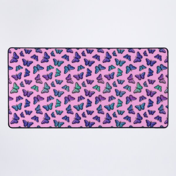Item preview, Rainbow Butterflies - Pink background designed and sold by JadeRyder.