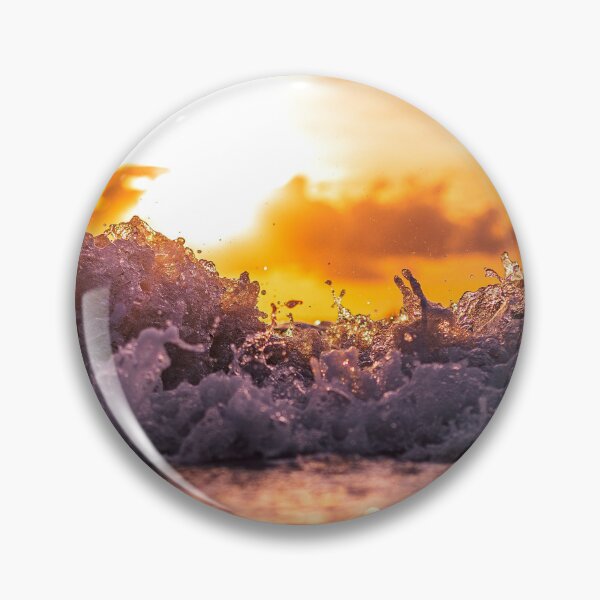 Item preview, WATERSCAPES #14 - Closeup of Frothy Surf at Sunset designed and sold by DEL-Productions.