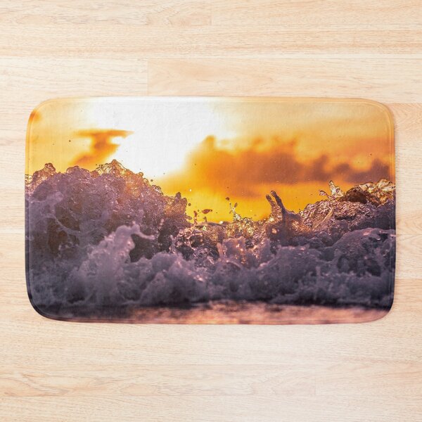 Item preview, WATERSCAPES #14 - Closeup of Frothy Surf at Sunset designed and sold by DEL-Productions.