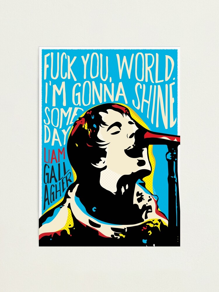 Canvas Picture Print Liam Gallagher Oasis Iconic Music Group Wall Art Poster