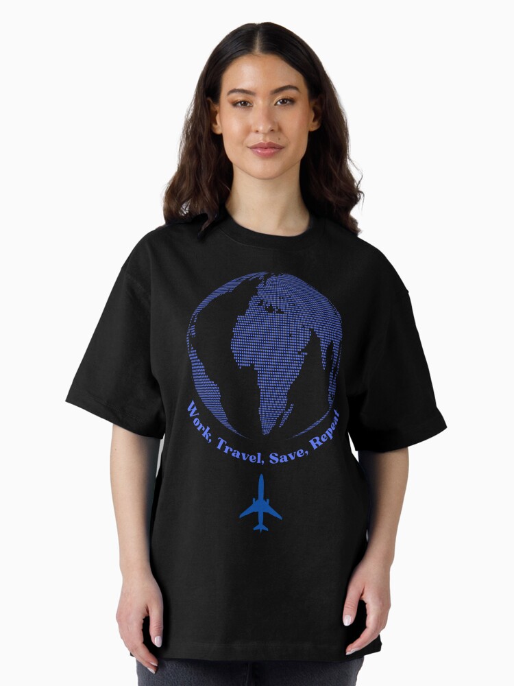 Thumbnail 1 of 7, Oversized T-Shirt, travel designed and sold by zubiaqureshi.