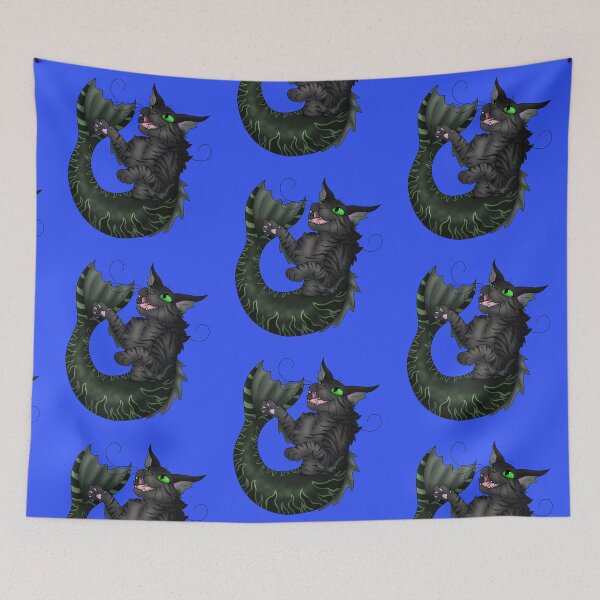 Item preview, Purrmaid: Black Tabby designed and sold by spyroid101.