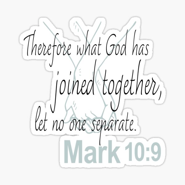 "Mark 109 Bible Verse" Sticker for Sale by CandiceClair Redbubble