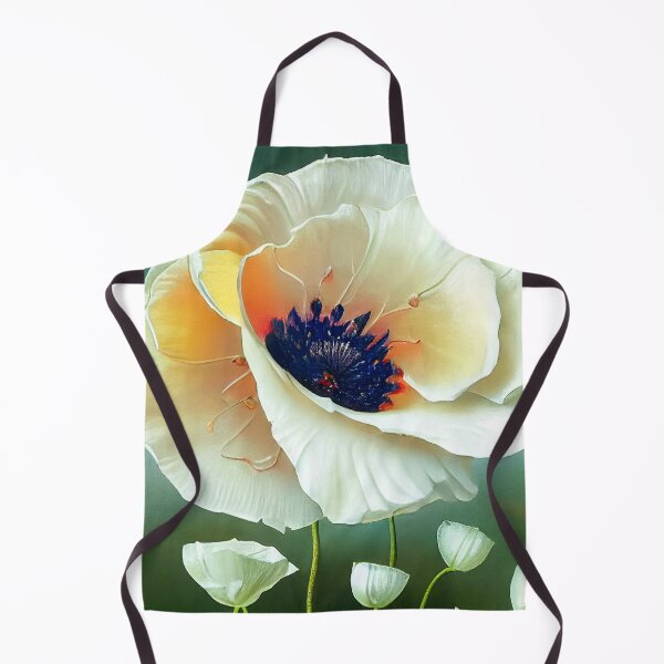 Item preview, Cream Poppies in a Smoky Field designed and sold by The Oracle of Surrealism Sublime Consciousness.