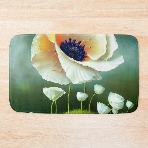 Item preview, Cream Poppies in a Smoky Field designed and sold by The Oracle of Surrealism Sublime Consciousness.