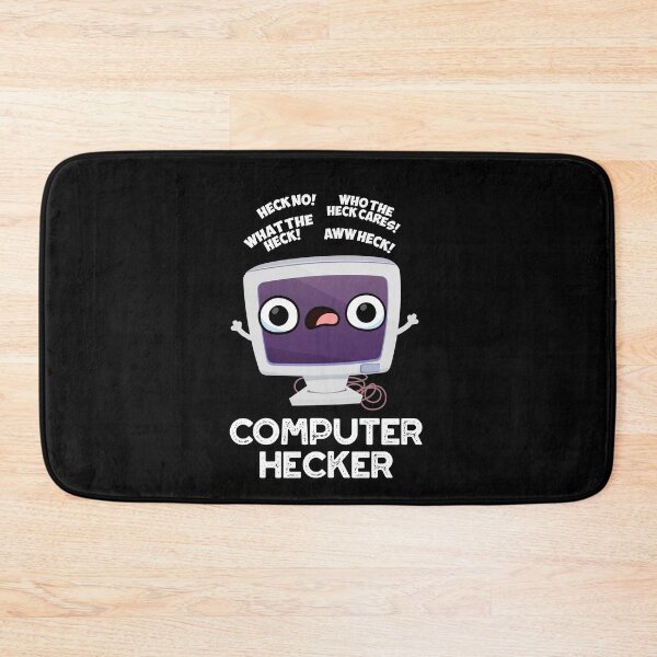 Item preview, Computer Hecker Funny Hacker Puns (Dark BG) designed and sold by punnybone.