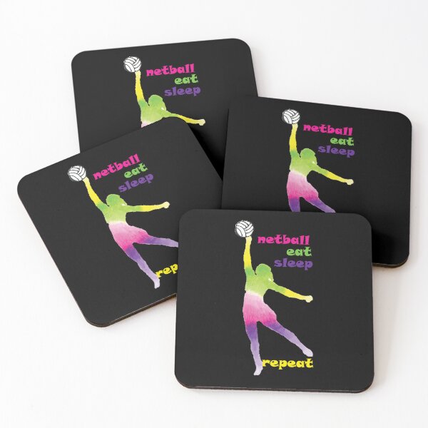 Item preview, Netball Eat Sleep Repeat  designed and sold by Ella38.
