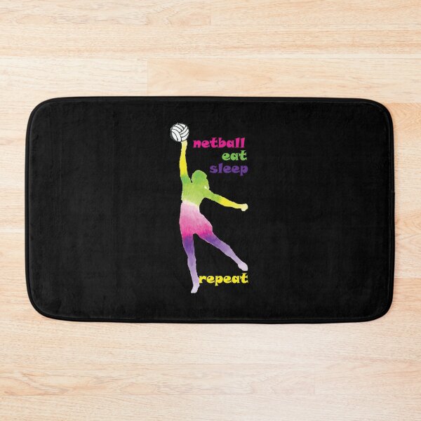 Item preview, Netball Eat Sleep Repeat  designed and sold by Ella38.
