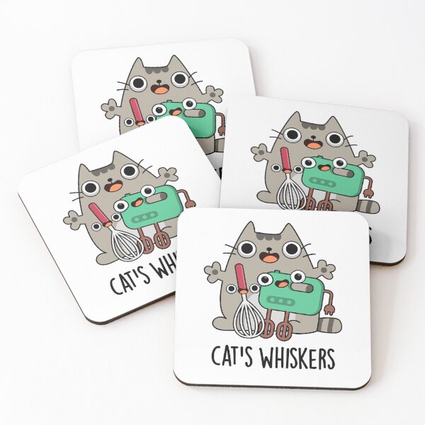 Item preview, Cat's Whiskers Funny Baking Puns  designed and sold by punnybone.