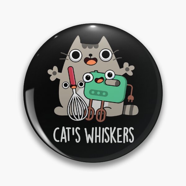 Item preview, Cat's Whiskers Funny Baking Puns (Dark BG) designed and sold by punnybone.