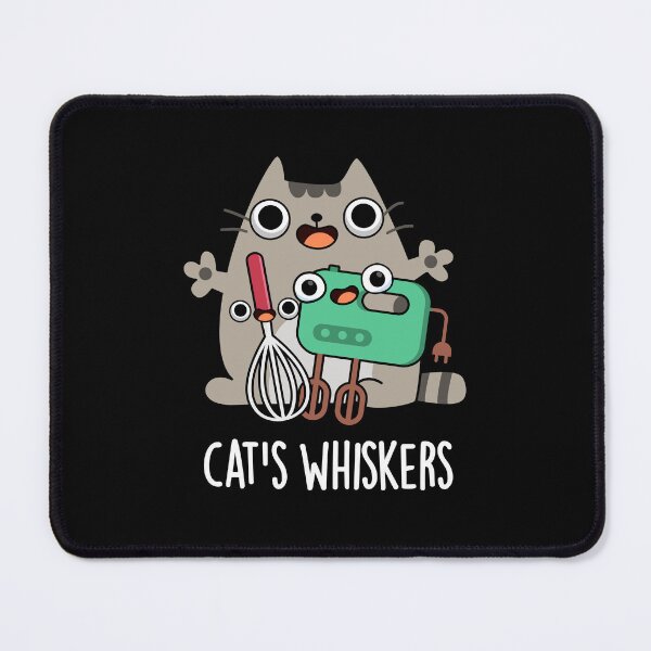 Item preview, Cat's Whiskers Funny Baking Puns (Dark BG) designed and sold by punnybone.