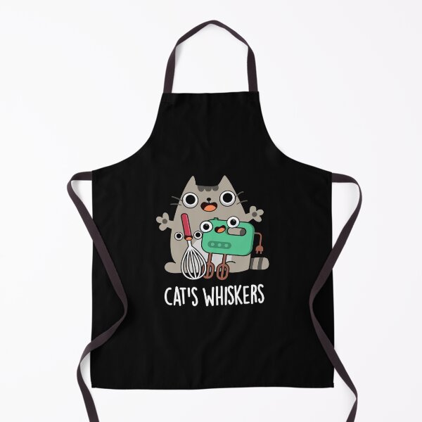 Item preview, Cat's Whiskers Funny Baking Puns (Dark BG) designed and sold by punnybone.