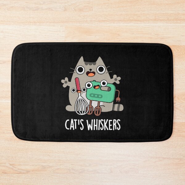 Item preview, Cat's Whiskers Funny Baking Puns (Dark BG) designed and sold by punnybone.